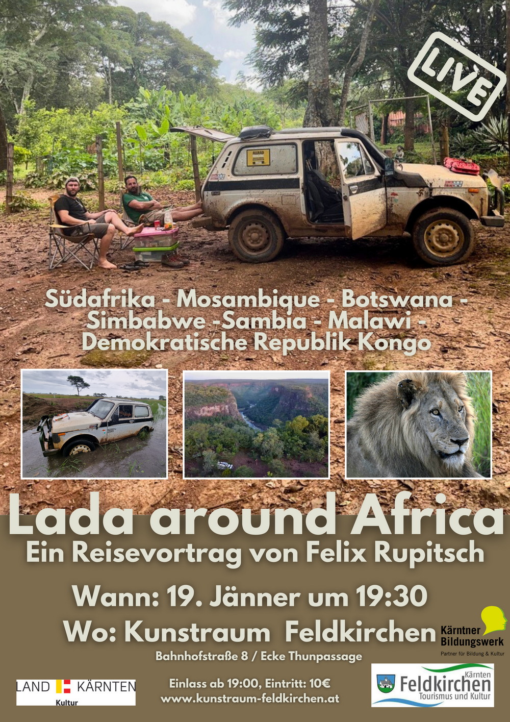 Plakat Lada around Africa KBW 1kpx