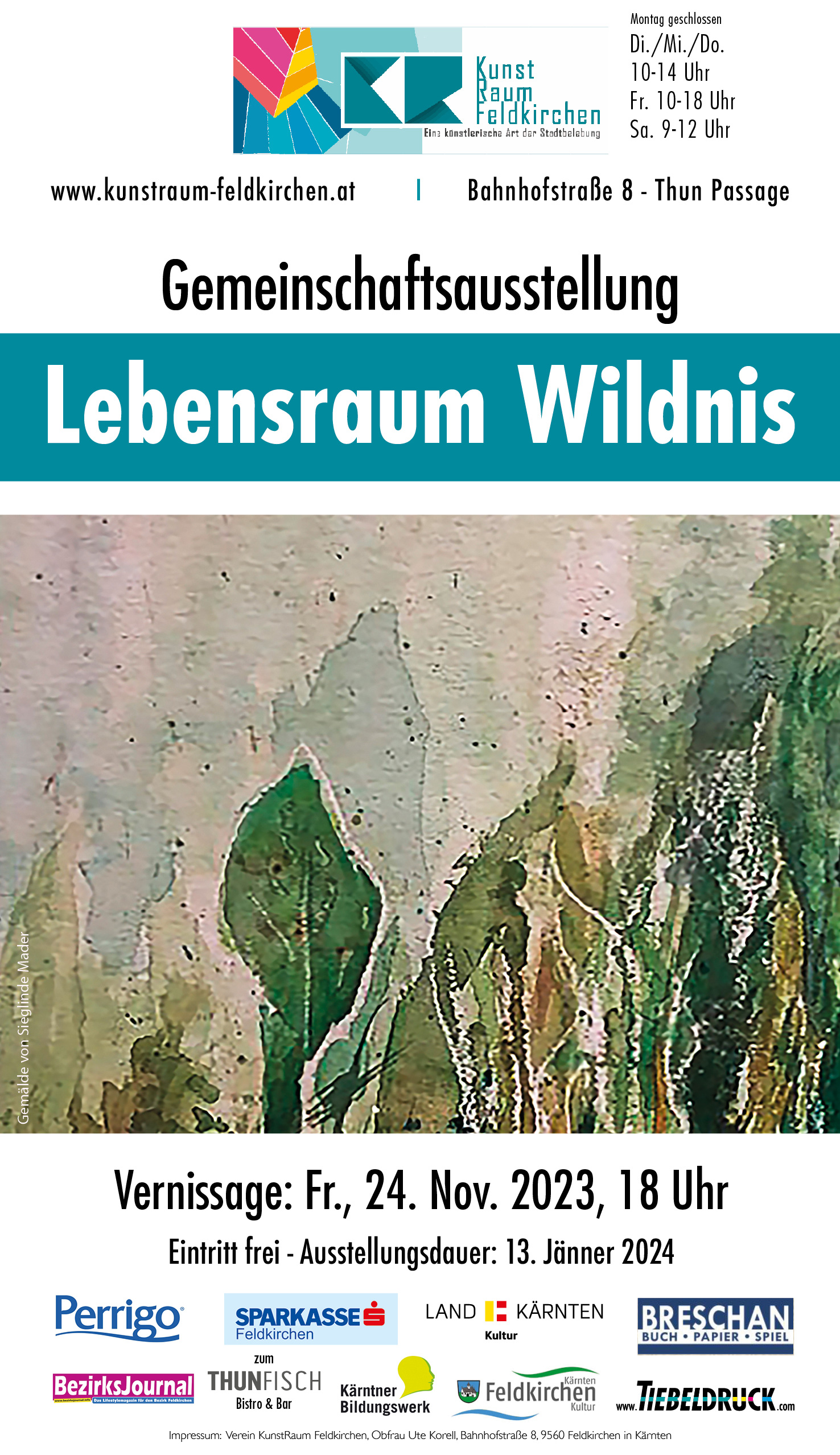 Lebensraum Wildnis plakat